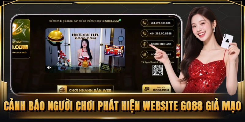 Cảnh báo người chơi phát hiện website GO88 giả mạo