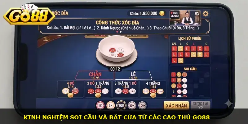 Công thức chơi xóc đĩa GO88 - ảnh 3