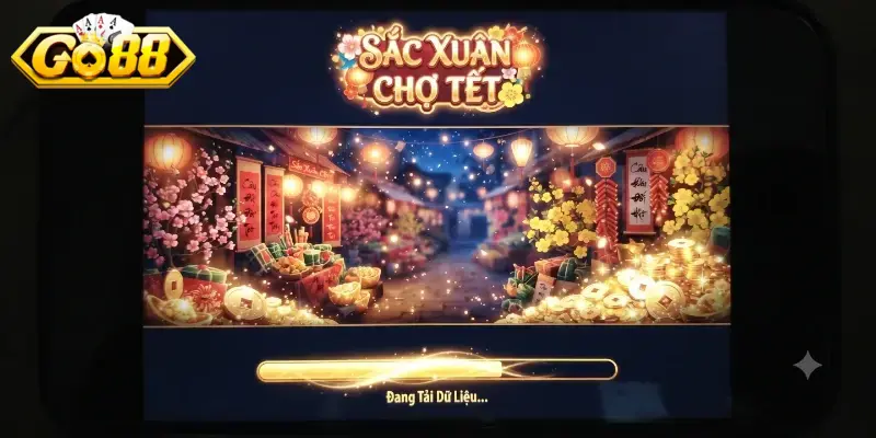 Sắc xuân chợ Tết Go88 rộn ràng, mang vận may đầu năm cho game thủ