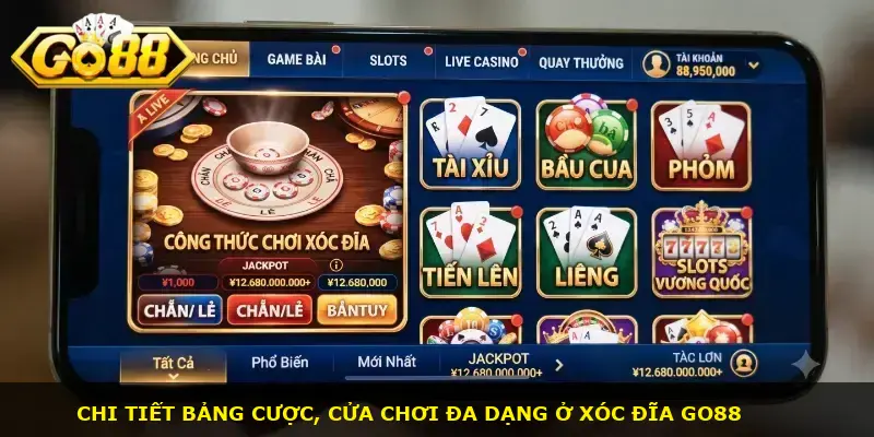Công thức chơi xóc đĩa GO88 - ảnh 2