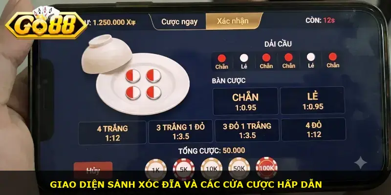 nghe vị xóc đĩa GO88 - ảnh 1