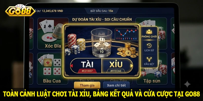 toan-canh-luat-choi-tai-xiu-bang-ket-qua-va-cua-cuoc-tai-go88